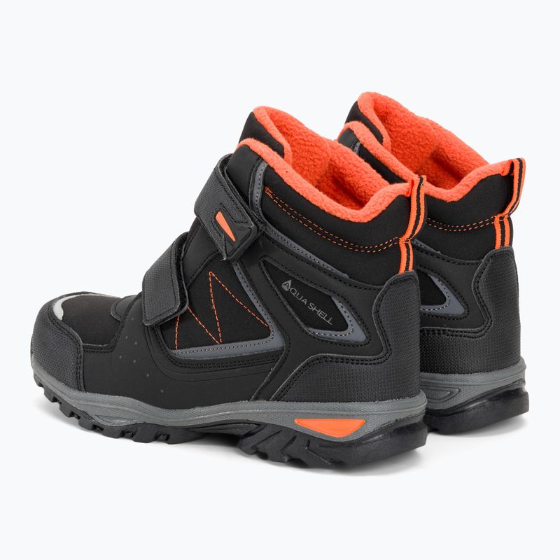 Lee Cooper vaikiški sniego batai LCJ-23-01-2060 juodi/oranžiniai 3