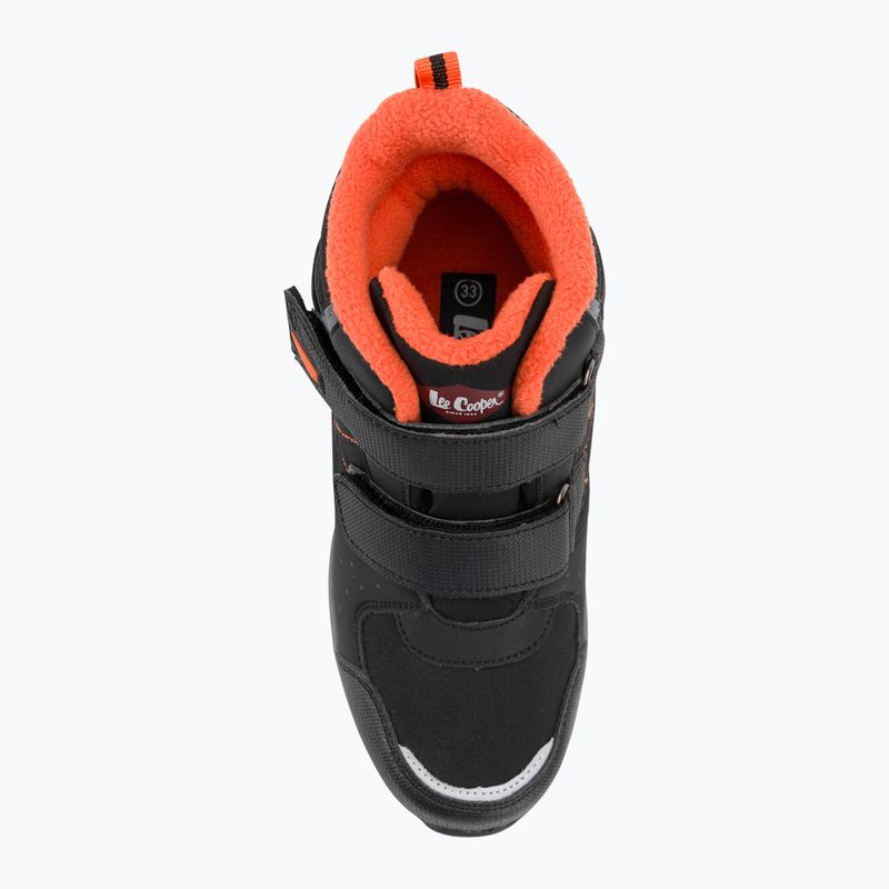 Lee Cooper vaikiški sniego batai LCJ-23-01-2060 juodi/oranžiniai 6