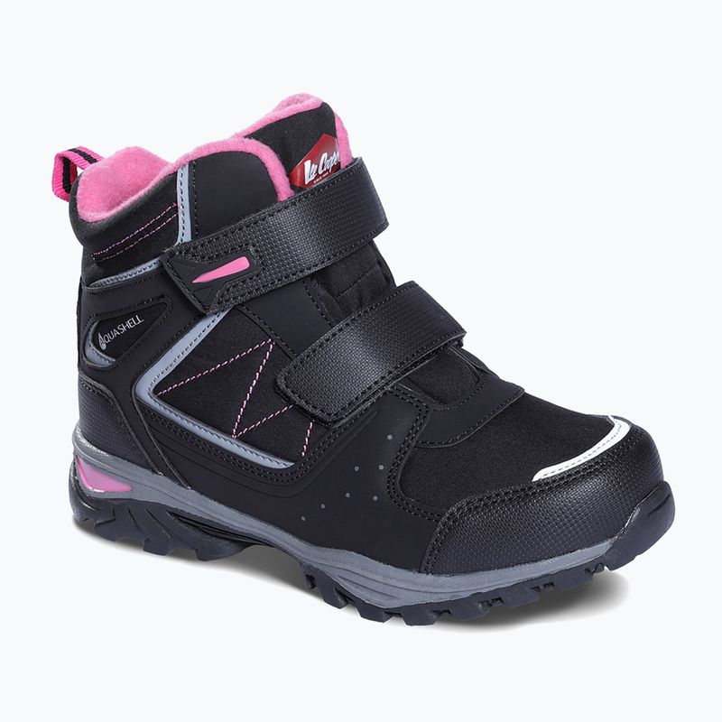 Lee Cooper vaikiški sniego batai LCJ-23-01-2061 juodi/fuksijos spalvos 7
