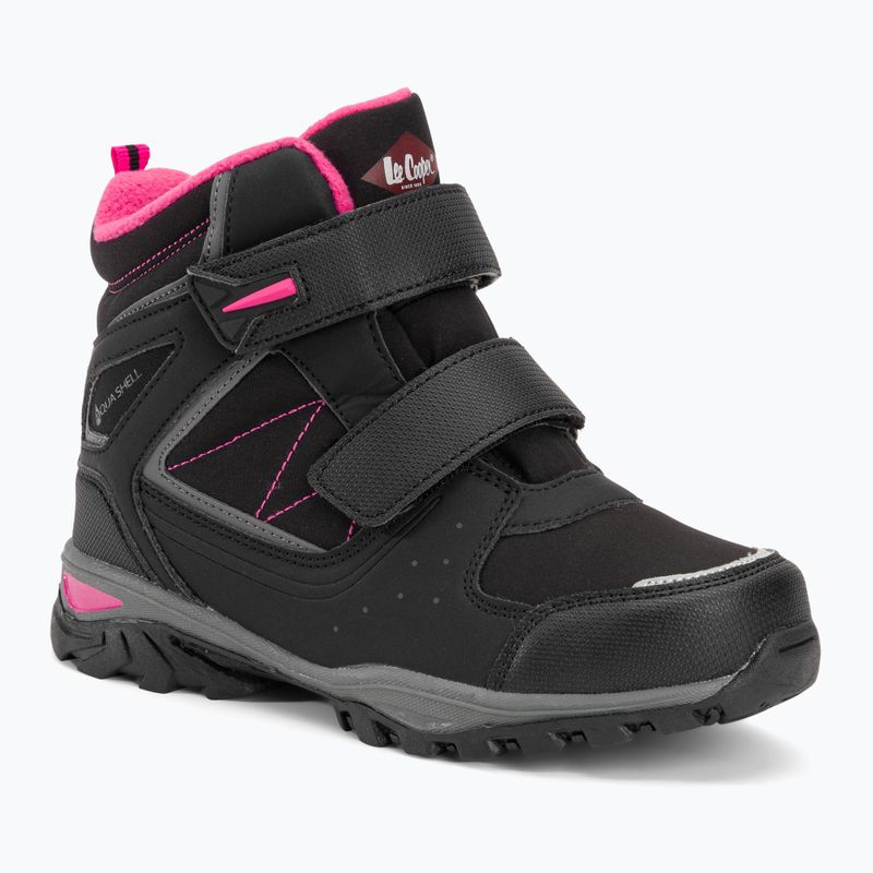 Lee Cooper vaikiški sniego batai LCJ-23-01-2061 juodi/fuksijos spalvos