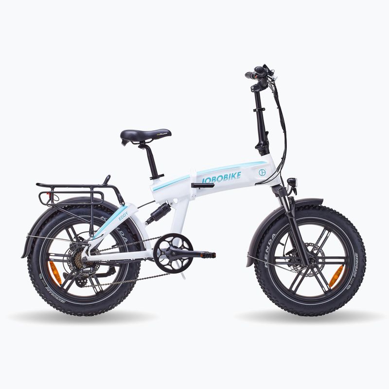 Elektrinis dviratis JOBOBIKE Eddy 48V 14Ah 672Wh baltas