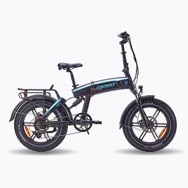 Elektrinis dviratis JOBOBIKE Eddy 48V 14Ah 672Wh juodas