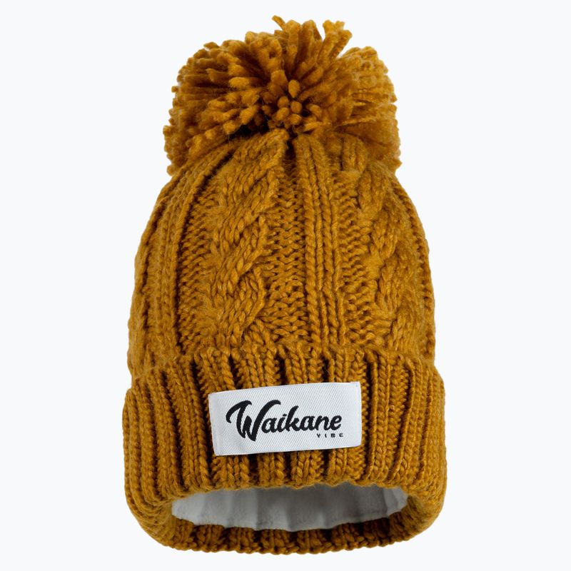 Waikane Vibe Mustard brown moteriška kepurė 2