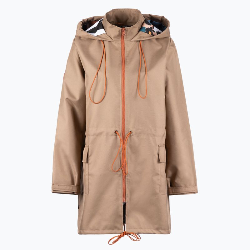 Waikane Vibe Wild moteriška striukė nuo lietaus beige