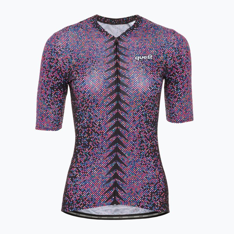 Moteriški dviračių marškinėliai Quest Fluo Dust W