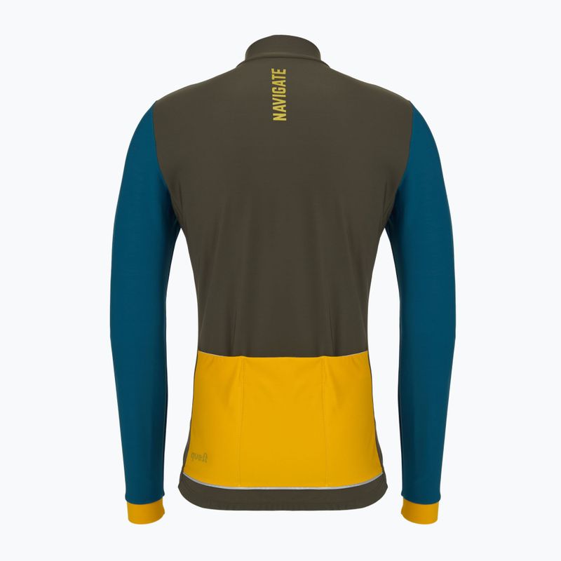 Vyriškas dviračių džemperis Quest Navigator green 2