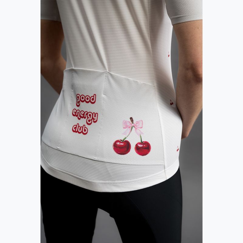 Moteriški dviračių marškinėliai Quest Cherries W 10