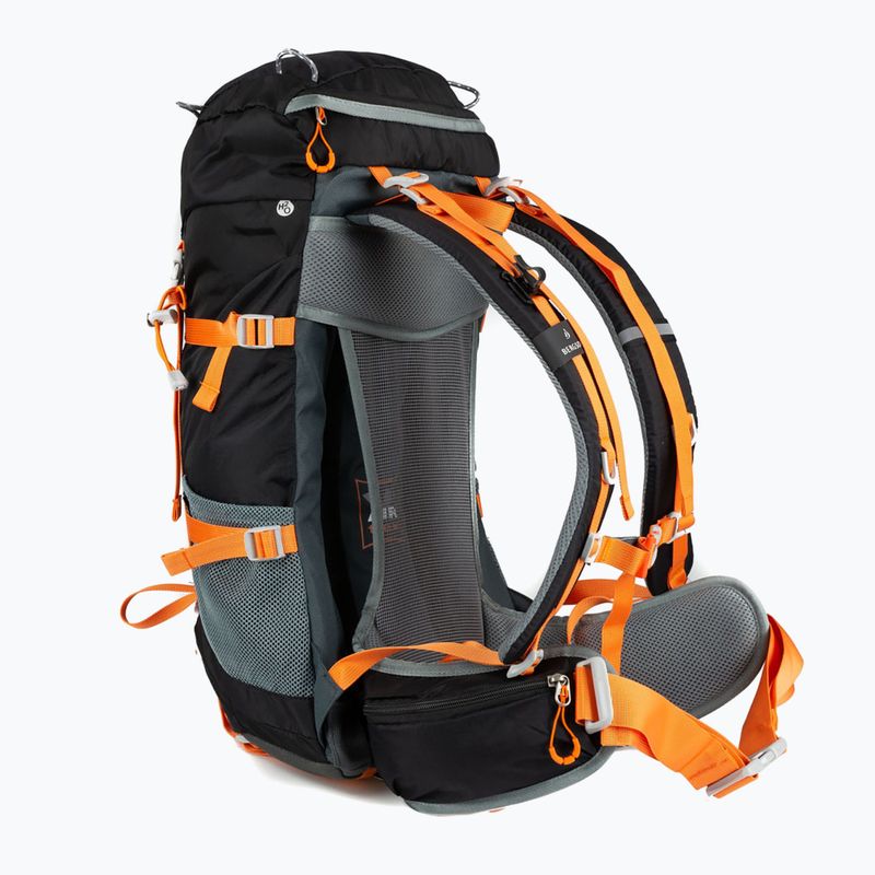 Turistinė kuprinė BERGSON Tunnebo 35 l black/orange 4