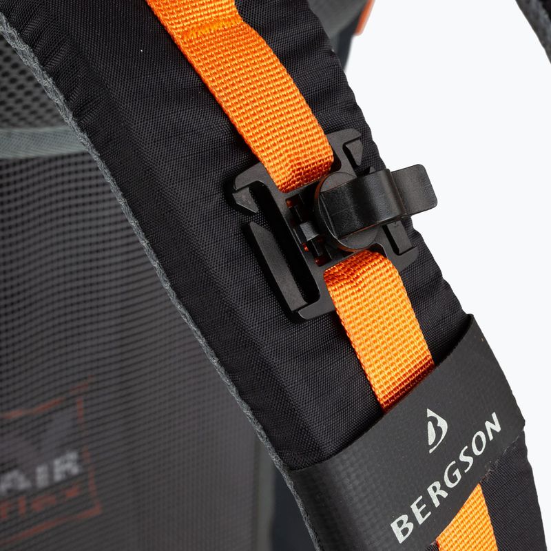 Turistinė kuprinė BERGSON Tunnebo 35 l black/orange 12
