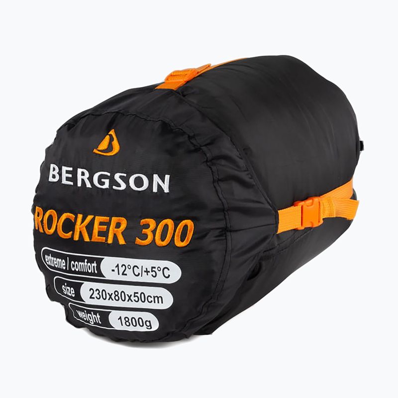 Miegmaišis BERGSON Rocker 300 asphalt/navy 9