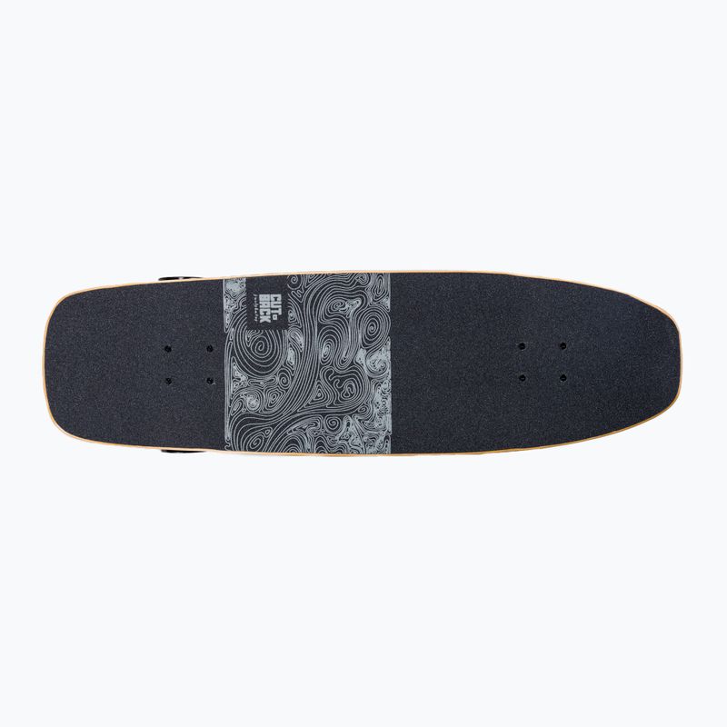 Surfskate riedlentė Cutback Black Wave black black 3