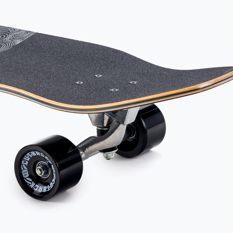 Surfskate riedlentė Cutback Black Wave black black 7