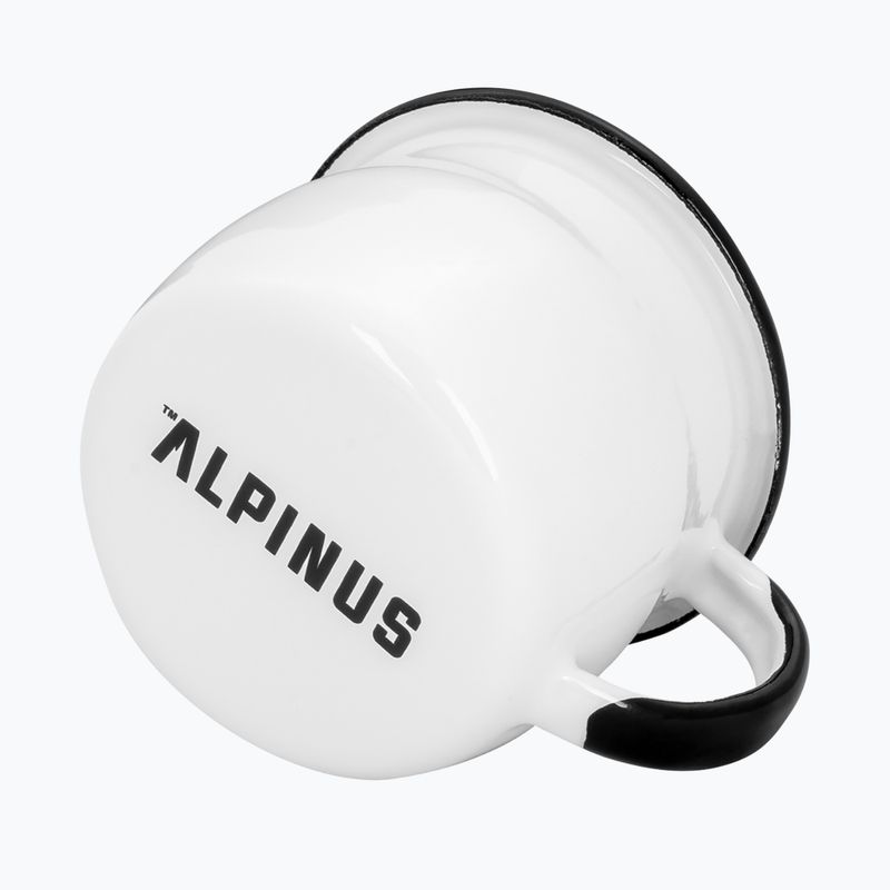Kelioninis puodelis Alpinus Enamelled White Lynx 3