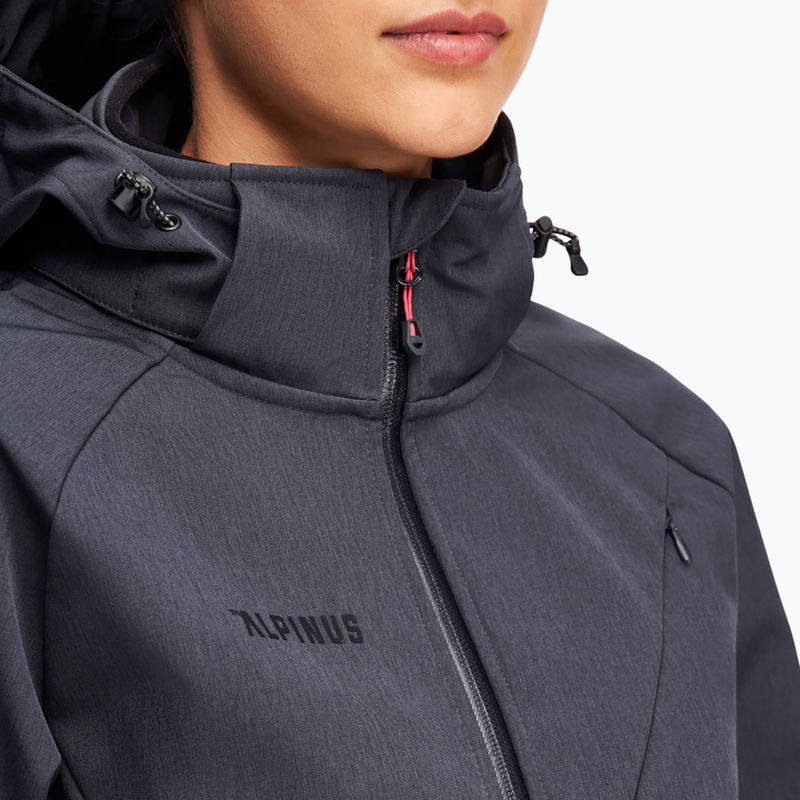Moteriška softshell striukė Alpinus Minthi graphite/black 3