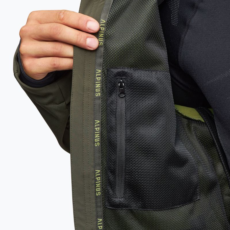 Vyriška softshell striukė Alpinus Roignais Tactical oliwkowa 5
