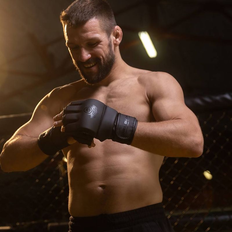 Grappling pirštinės DBX BUSHIDO MMA juodos 18