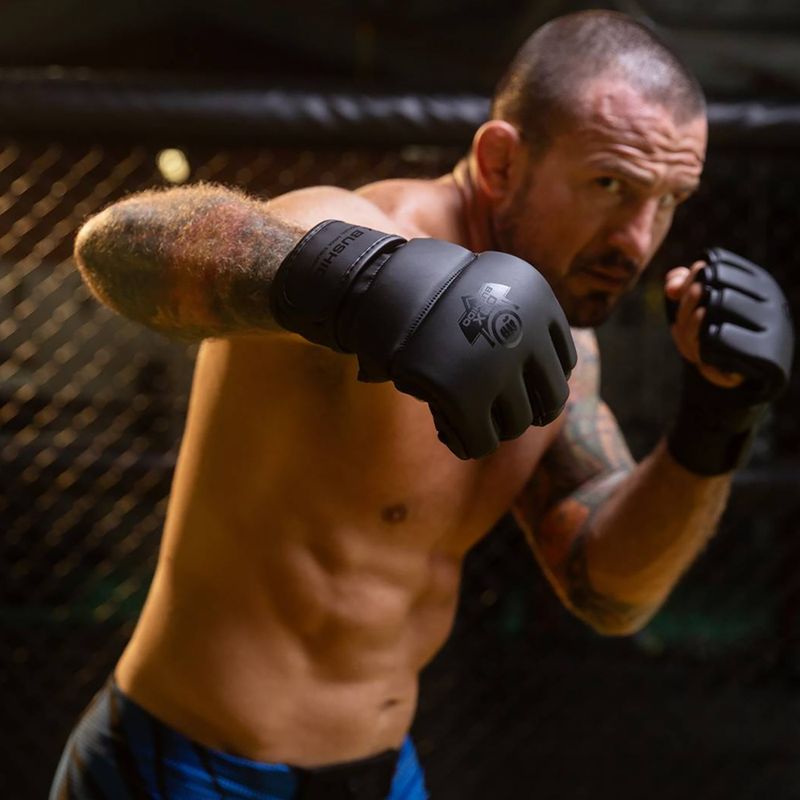 Grappling pirštinės DBX BUSHIDO MMA juodos 20