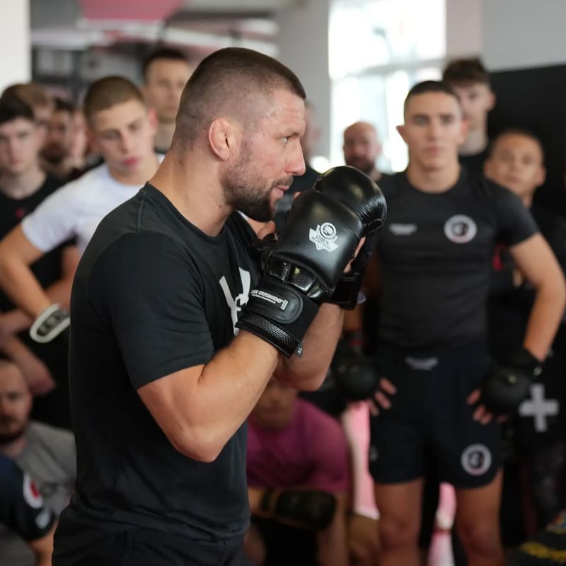 Graplingo pirštinės DBX BUSHIDO MMA Premium juodos 15