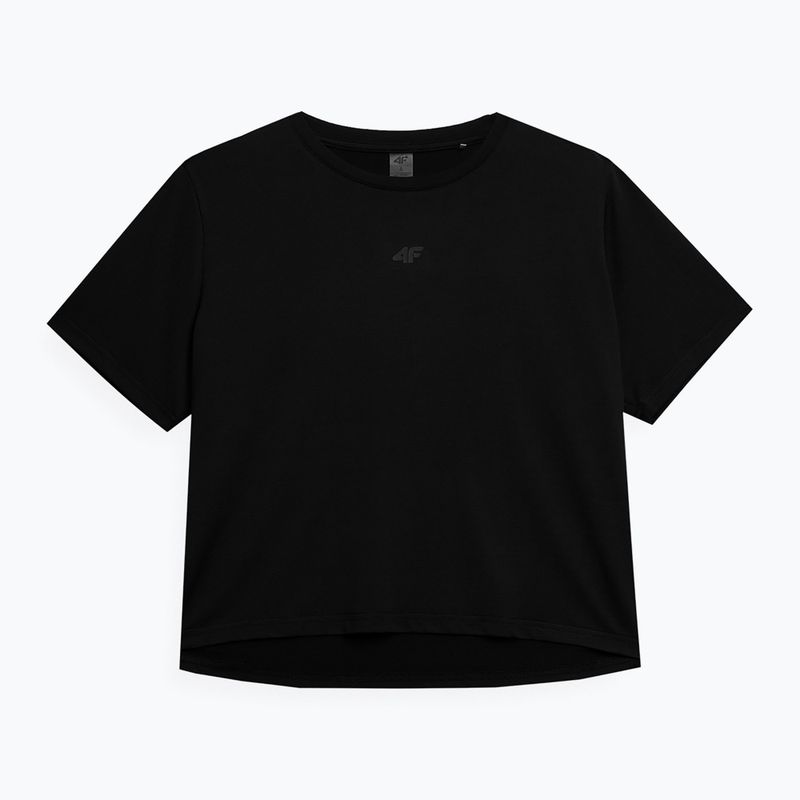 Moteriški marškinėliai 4F F152 deep black