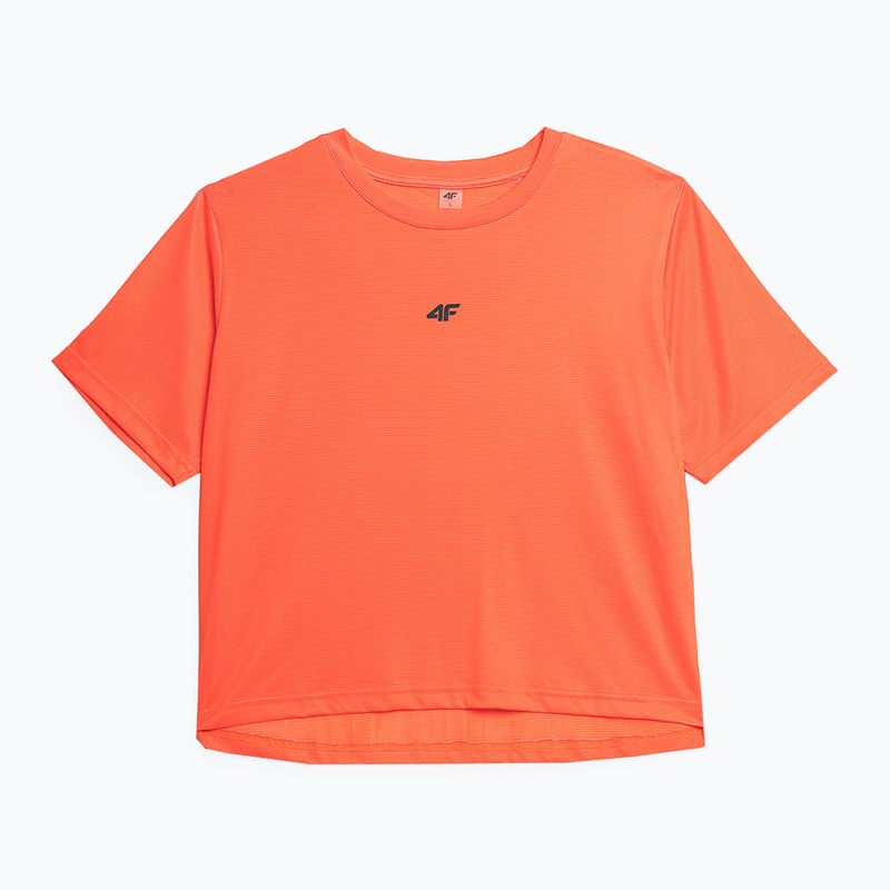 Moteriški marškinėliai 4F F152 red neon