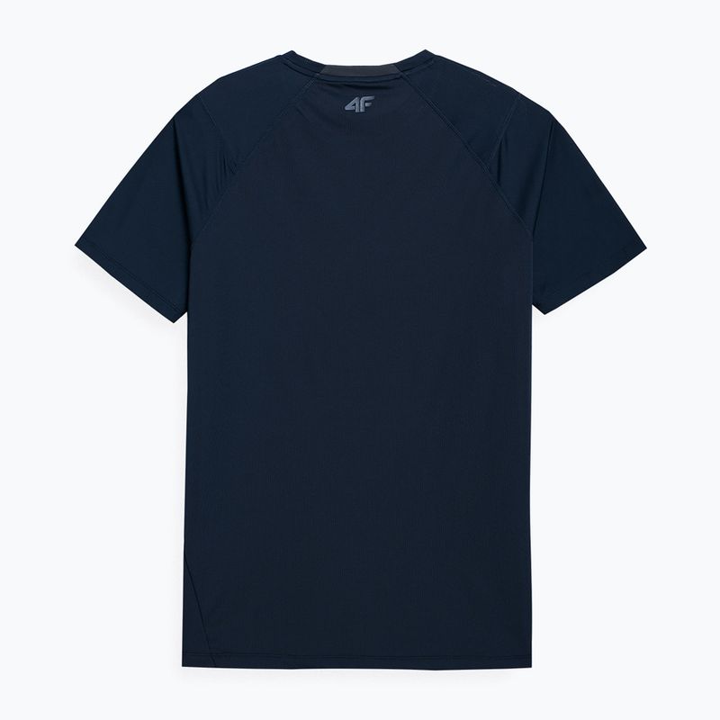 Vyriški marškinėliai 4F M163 navy 2