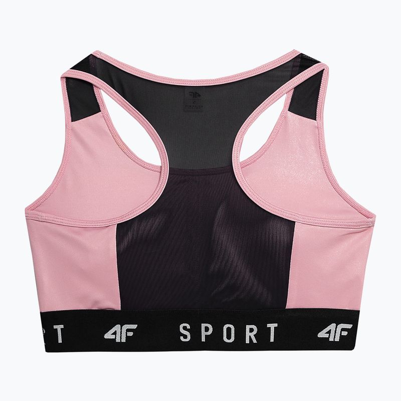 Fitneso liemenėlė 4F F051 šviesiai rožinė 5