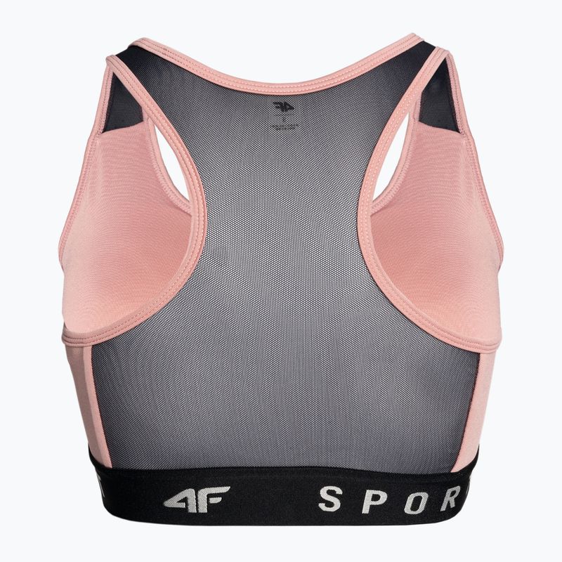 Fitneso liemenėlė 4F F051 šviesiai rožinė 2