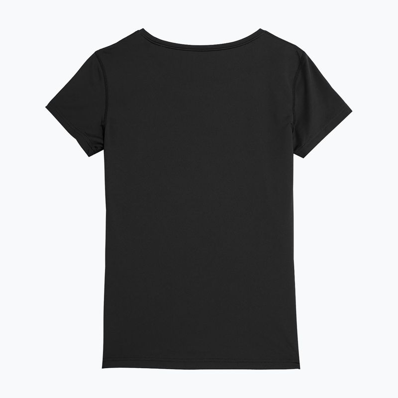 Moteriški marškinėliai 4F F261 deep black 2