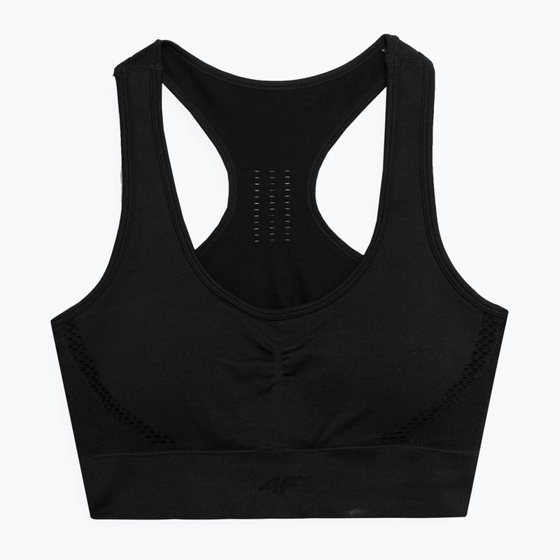 Fitneso liemenėlė 4F F037 tamsiai juoda