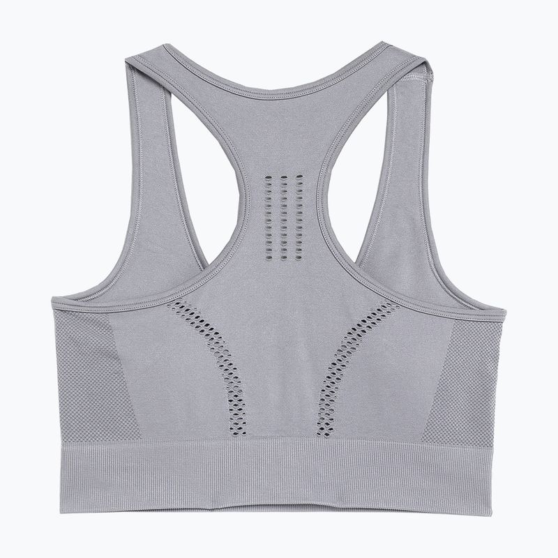 Fitneso liemenėlė 4F F037 vidurinė pilka 2
