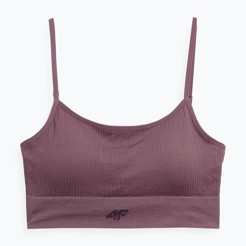 4F F031 bordo spalvos fitneso liemenėlė