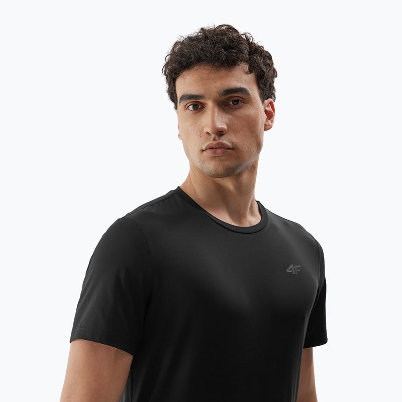 Vyriški treniruočių marškinėliai 4F M448 deep black 3