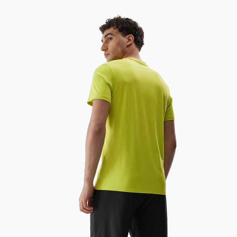 Vyriški treniruočių marškinėliai 4F M448 canary green 2