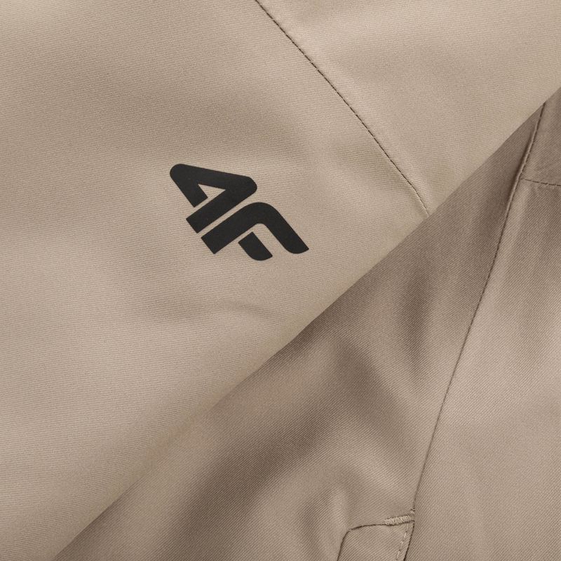 Moteriškos slidinėjimo kelnės 4F F400 šviesiai rudos spalvos 5