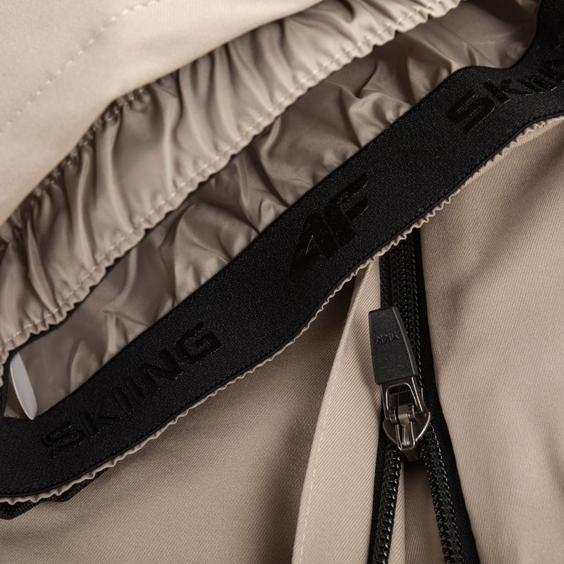 Moteriškos slidinėjimo kelnės 4F F400 šviesiai rudos spalvos 6