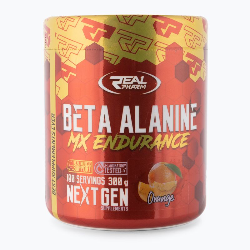 Beta alaninas Real Pharm amino rūgštys 300g oranžinė 666398A