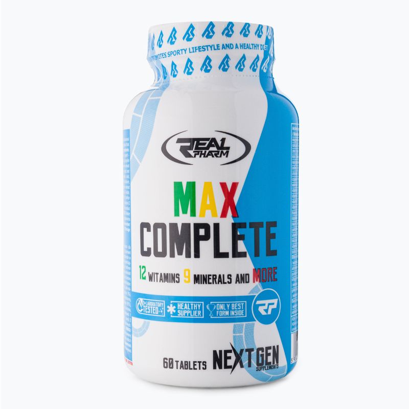 Max Complete Real Pharm vitaminų ir mineralų kompleksas 60 tablečių 666695