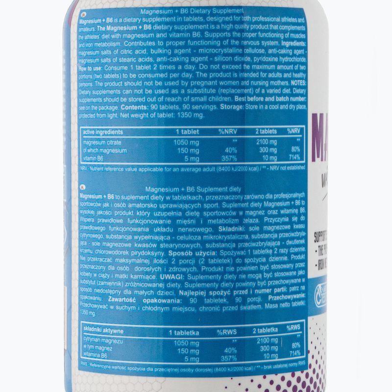 Magnezis Real Pharm Magnesium+B6 90 tablečių 2