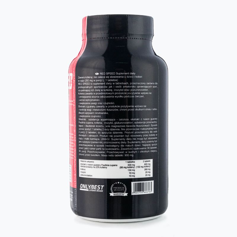 Real Pharm Red Speed prieš treniruotę 90 tablečių 666763 2