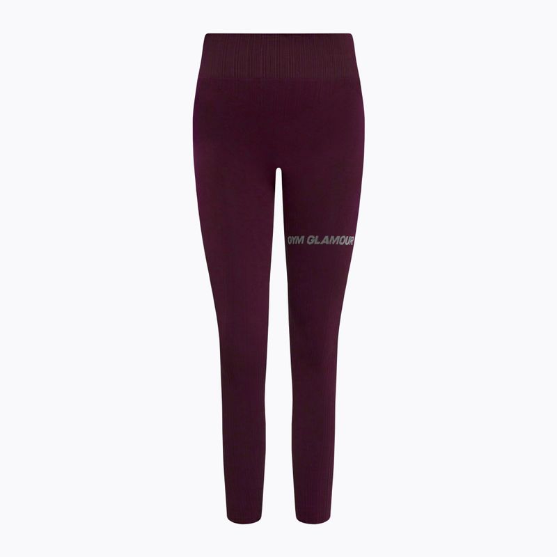 Moteriškos treniruočių tamprės GymGlamour Push Up Grape 314 5