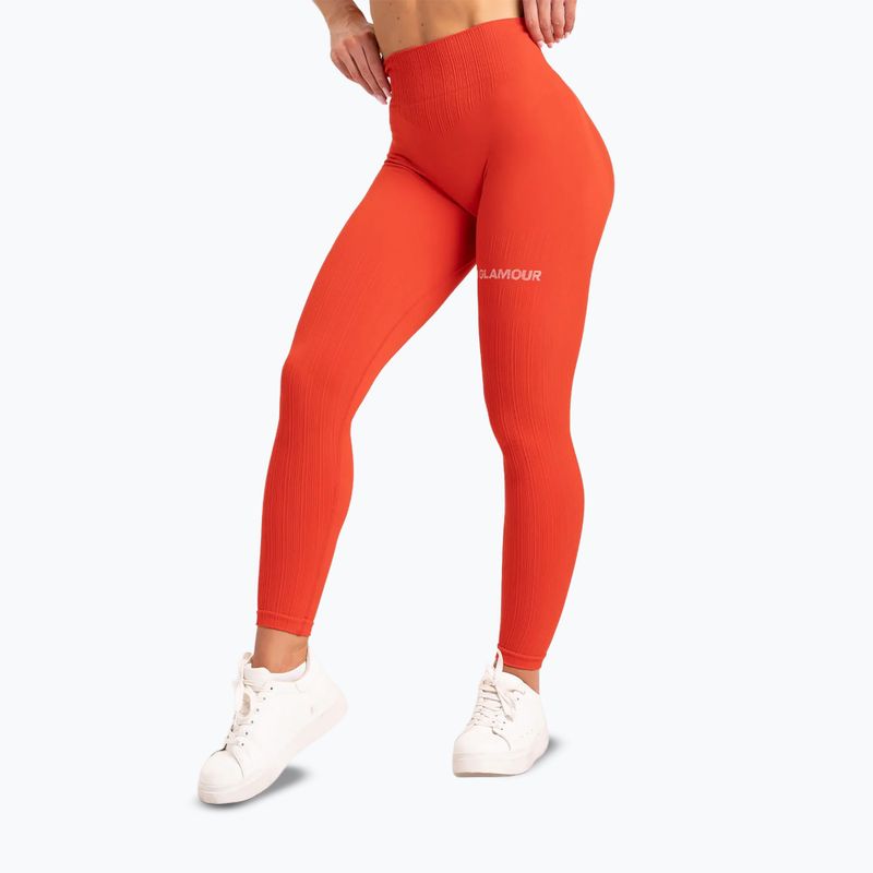 Moteriškos treniruočių tamprės Gym Glamour Push Up Coral 369 16