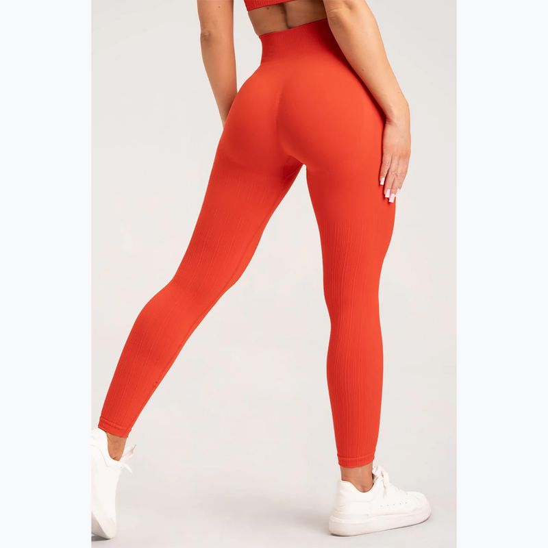 Moteriškos treniruočių tamprės Gym Glamour Push Up Coral 369 18