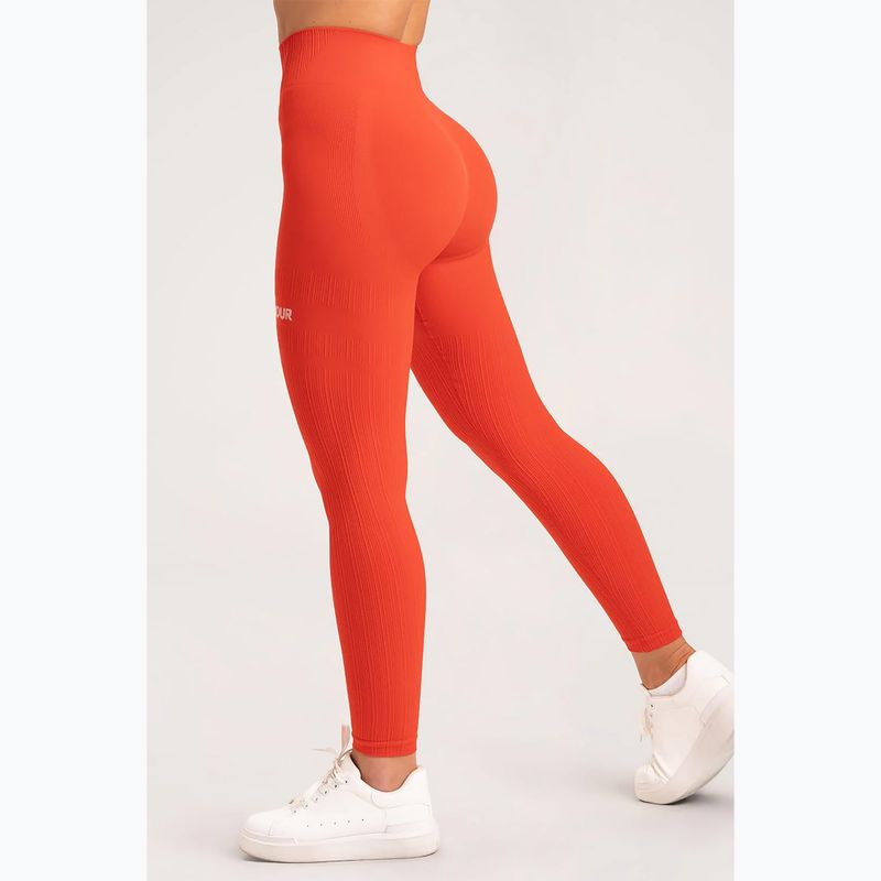 Moteriškos treniruočių tamprės Gym Glamour Push Up Coral 369 20