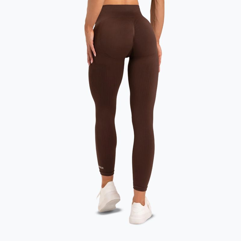 Moteriškos treniruočių tamprės Gym Glamour Push Up Chocolate 370 3