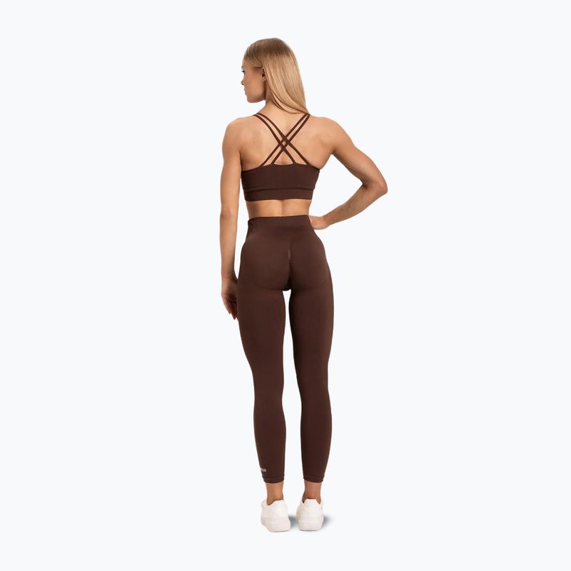 Moteriškos treniruočių tamprės Gym Glamour Push Up Chocolate 370 4