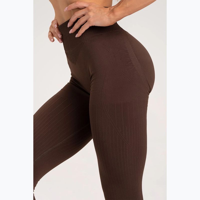 Moteriškos treniruočių tamprės Gym Glamour Push Up Chocolate 370 7