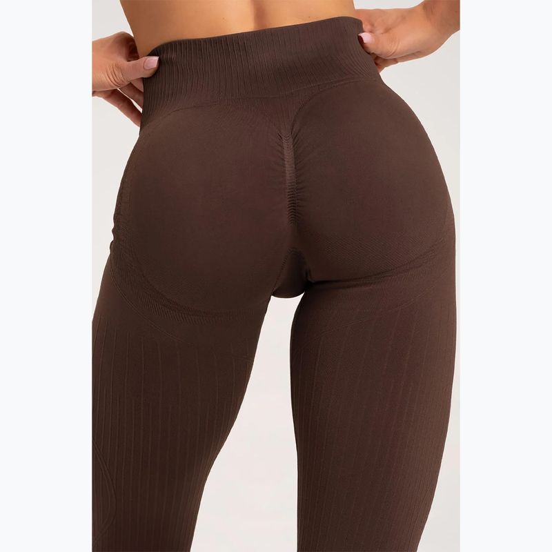 Moteriškos treniruočių tamprės Gym Glamour Push Up Chocolate 370 9