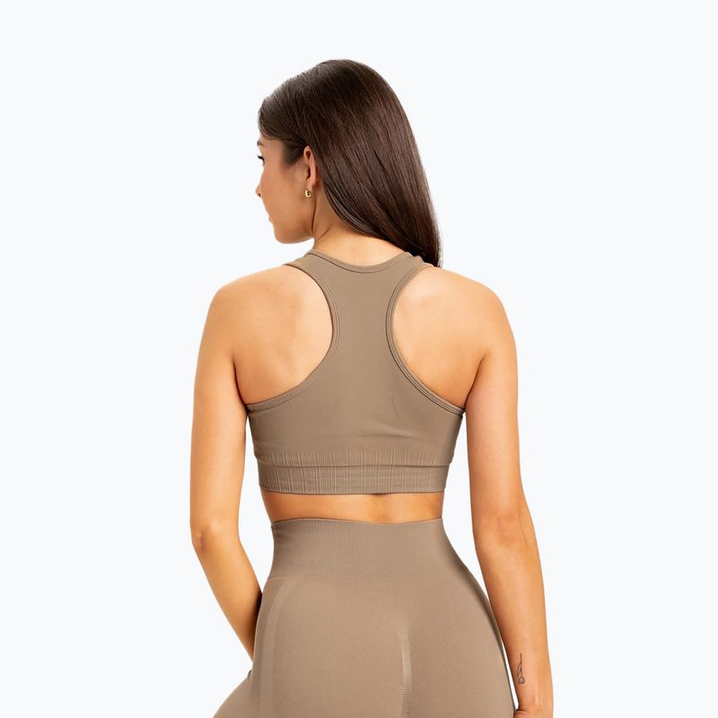 Gym Glamour Push Up Nude 320 fitneso liemenėlė 2