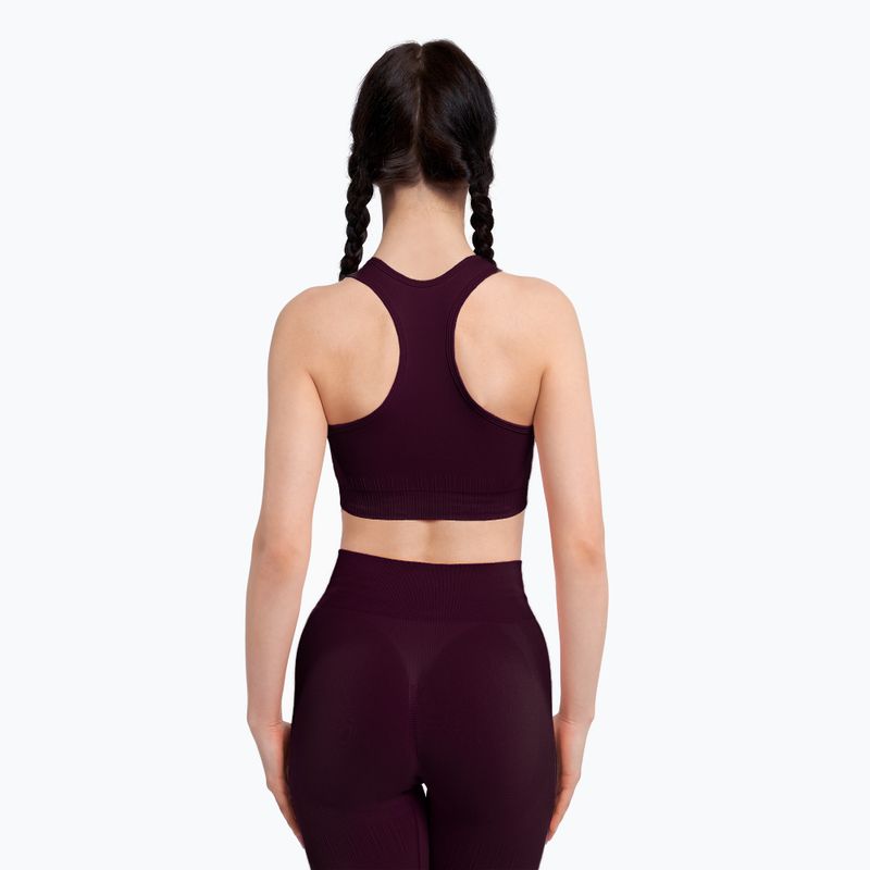 Gym Glamour Push Up Grape 322 fitneso liemenėlė 4