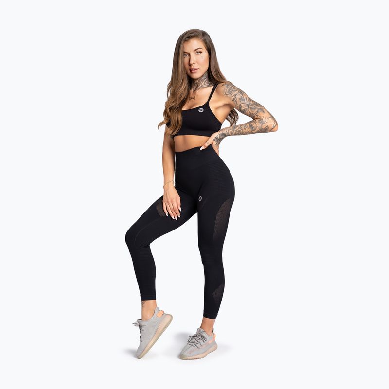 Treniruočių liemenėlė Gym Glamour besiūlė black 2